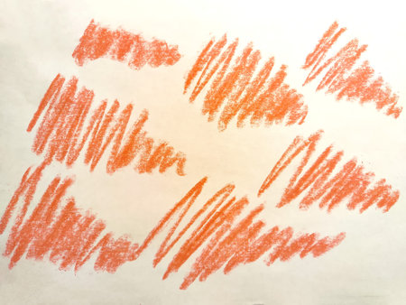 Abstract background, fine drawn texture with multicolored randomly shaded spots. Frame, place for text, copy space. Red, Brown, Yellow, Greenの写真素材