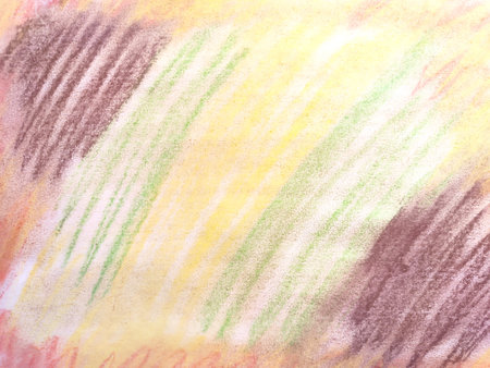 Abstract background, fine drawn texture with multicolored randomly shaded spots. Frame, place for text, copy space. Red, Brown, Yellow, Greenの写真素材