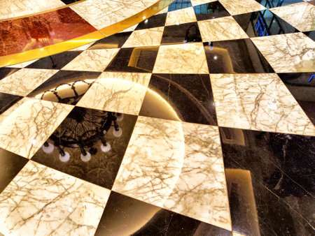 abstract of marble tile pattern for background used and graphic design.の写真素材