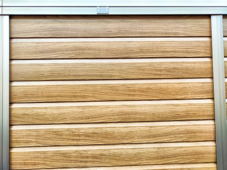 Horizontal wooden panels create a warm, inviting texture perfect for backgrounds and design...