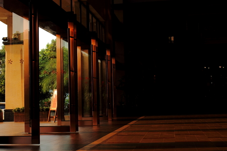 Doorway of buildingのeditorial素材