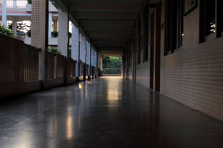 Carridor of buildingのeditorial素材