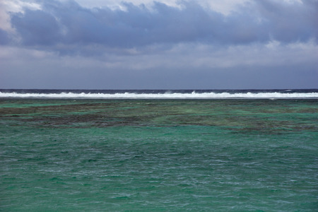 Lagoon in Reunionの写真素材