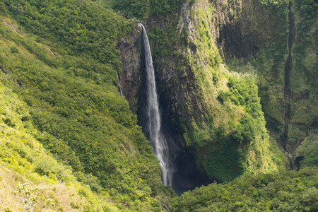 Waterfall in Reunion - Trou de Ferの写真素材