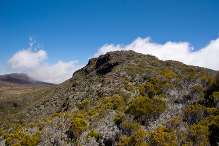 Hike to the Piton de la Fournaiseの写真素材