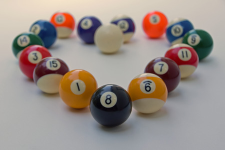 all the balls as heart