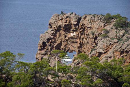 Sa Foradada - mediterranean island majorcaの写真素材