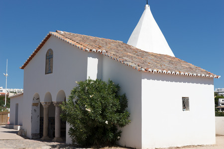 Chapel nossa senhora da rocha. Region Algarve. Portugalの写真素材