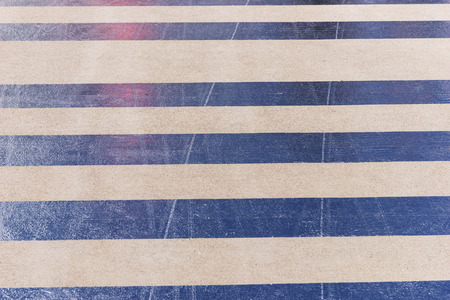 Reflective stripes on the asphalt of the airport landing stageの写真素材