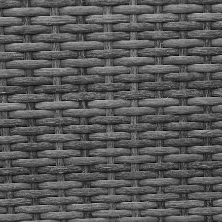 Black wicker of furniture for background and textureの写真素材