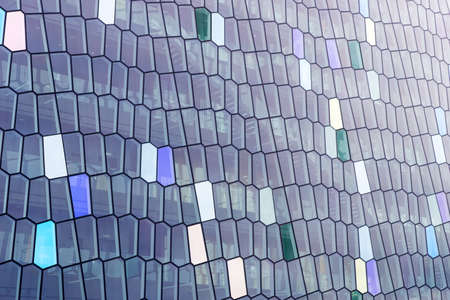 Modern building abstract background. Facade of modern office buildingの写真素材