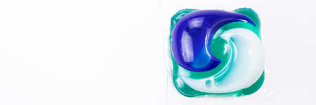 Three in one eco gel capsule laundry detergent