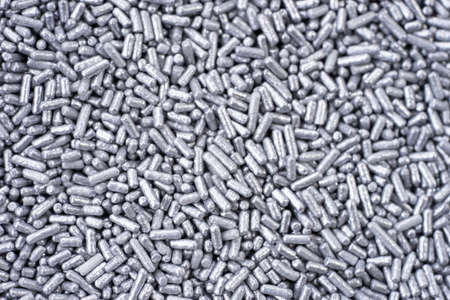 Silver eatable sugar pearls for food decoration