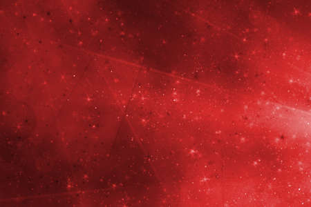 Abstract magic red background with bokeh lightsの写真素材
