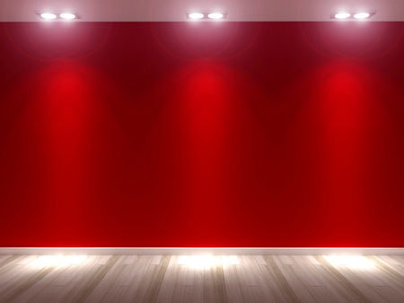 3D-rendering art galleryの写真素材