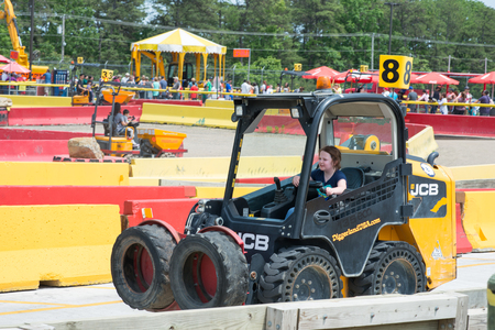 WEST BERLIN, NJ - MAY 28: Diggerland USA, construction themed adventure park