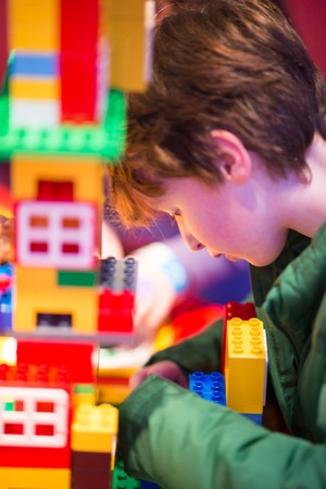 PLYMOUTH MEETING, PA - APRIL 6: Grand Opening of new Legoland Discovery center in Plymouth Meeting, suburban Philadelphia, PA on April 6, 2017のeditorial素材