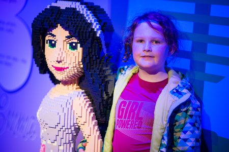 PLYMOUTH MEETING, PA - APRIL 6: Grand Opening of new Legoland Discovery center in Plymouth Meeting, suburban Philadelphia, PA on April 6, 2017のeditorial素材