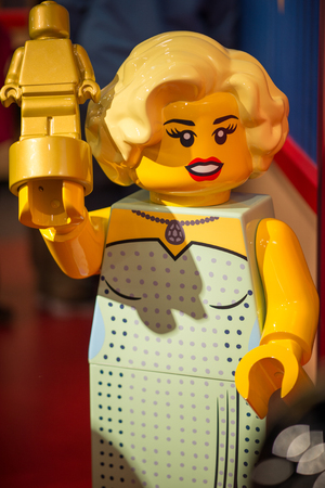 PLYMOUTH MEETING, PA - APRIL 6: Grand Opening of Legoland Discovery center Philadelphia, PA on April 6, 2017のeditorial素材