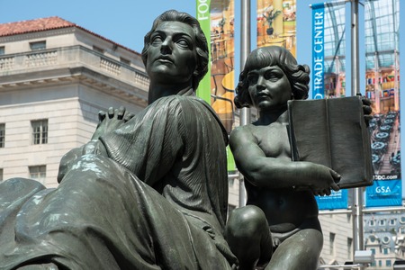 WASHINGTON, DISTRICT OF COLUMBIA - APRIL 14: View of the U.S. Customs and Border Protection Building on April 14, 2017のeditorial素材