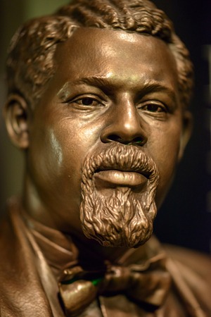 WASHINGTON, DISTRICT OF COLUMBIA - APRIL 14: Smithsonian National Museum of African American History on April 14, 2017のeditorial素材