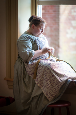 FORT DELAWARE, DELAWARE CITY, DE - AUGUST 1: Fort Delaware State Park, Historic Union Civil War Fortress that housed Confederate Prisoners on August 1, 2015のeditorial素材