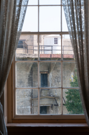 FORT DELAWARE, DELAWARE CITY, DE - AUGUST 1: Fort Delaware State Park, Historic Union Civil War Fortress that housed Confederate Prisoners on August 1, 2015のeditorial素材