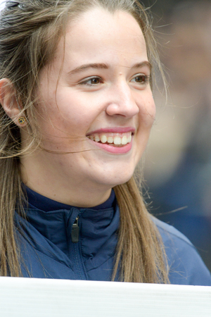 PHILADELPHIA, PA - APRIL 8: Celebration Parade for Villanova Mens Basketball Team, 2016 NCAA Champions on April 8, 2016のeditorial素材