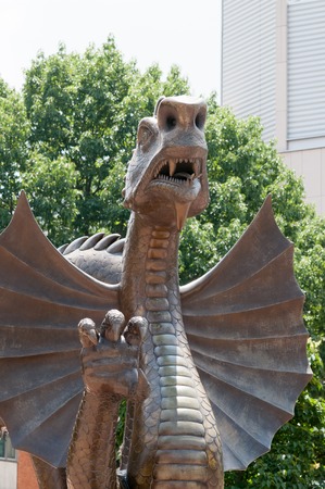 PHILADELPHIA, PA - JUNE 13: Drexel University Campus in the University City section of West Philadelphia on graduation day on June 13, 2014のeditorial素材