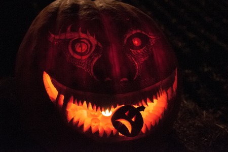 CHADDS FORD, PA - OCTOBER 26: The Great Pumpkin Carve carving contest on October 26, 2013
