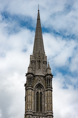 COBH, IRELAND - AUGUST 19, 2017: St. Colmans neo-Gothic cathedral, Cobh, South Irelandのeditorial素材