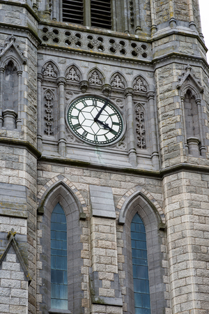 COBH, IRELAND - AUGUST 19, 2017: St. Colmans neo-Gothic cathedral, Cobh, South Irelandのeditorial素材