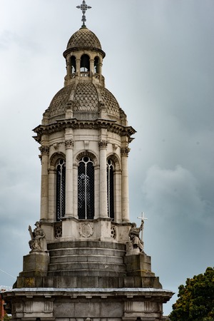 DUBLIN, IRELAND - AUGUST 30: Trinity College campus, Dublin City, Irelandのeditorial素材