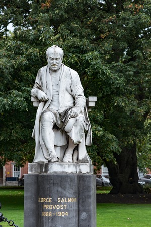 DUBLIN, IRELAND - AUGUST 30: Trinity College campus, Dublin City, Irelandのeditorial素材
