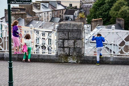 COBH, IRELAND - AUGUST 19, 2017: Architecture of Cobh, Irelandのeditorial素材