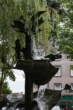 CORK, IRELAND - AUGUST 19, 2017: City Center of Cork, Irelandのeditorial素材