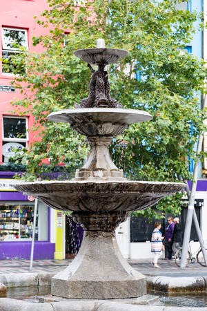 CORK, IRELAND - AUGUST 19, 2017: City Center of Cork, Irelandのeditorial素材