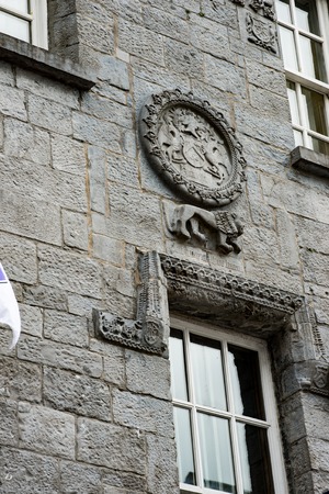 GALWAY, IRELAND - AUGUST 22, 2017: Architecture of city center of Galway Irelandのeditorial素材