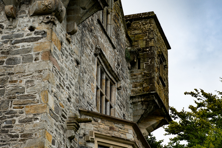 DONEGAL, IRELAND - AUGUST 25, 2017: Donegal Castle in Donegal town Irelandのeditorial素材