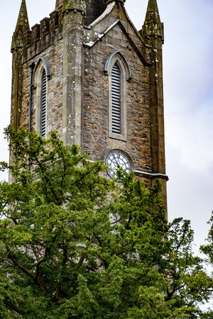 DONEGAL, IRELAND - AUGUST 25, 2017: Donegal Castle in Donegal town Ireland