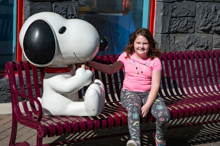 ALLENTOWN, PA - OCTOBER 22: Planet Snoopy at Dorney Park in Allentown, Pennsylvaniaのeditorial素材