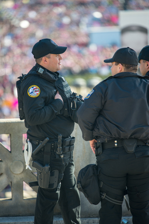 Philadelphia, Pennsylvania, USA - January 20, 2018: Thousands in Philadelphia unite in solidarity with the Womens March.のeditorial素材