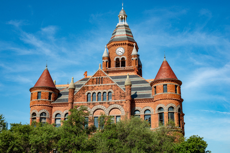 Dallas, Texas - May 7, 2018: Old Red Museum, formerly Dallas County Courthouse in Dallas, Texasのeditorial素材