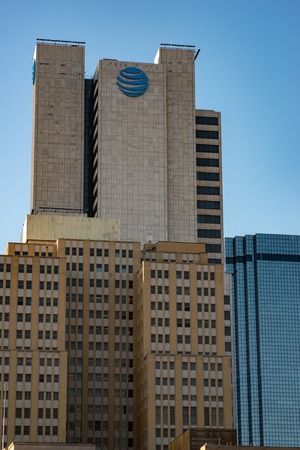 Dallas, Texas - May 7, 2018: Buildings in Downtown Dallas Texasのeditorial素材