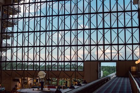 August 15, 2018 - Orlando, FL: View of Walt Disney World Contemporary Hotel Resortのeditorial素材