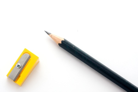 a Pencil with white background close upの写真素材