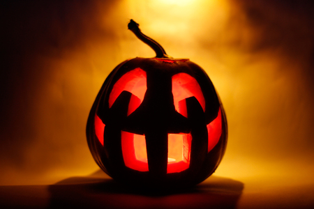 Halloween Jack O 'Lantern Pumpkinの写真素材
