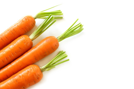 fresh carrotsの写真素材