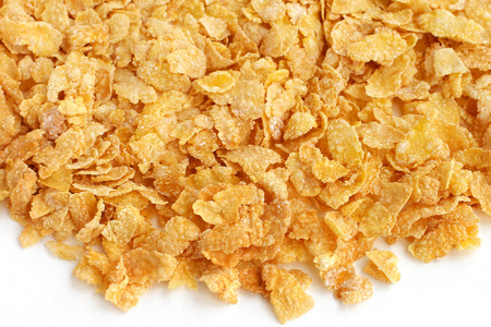Corn flakes closeup