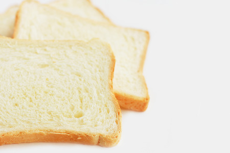 White bread closeup